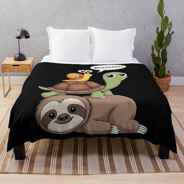 Item preview, Sloth Turtle Snail Piggyback Animal Running Wild designed and sold by Bandikonsalez.