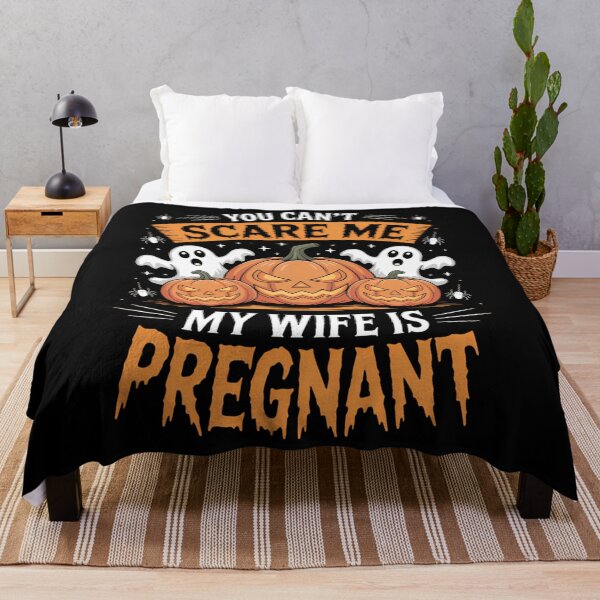 Item preview, Can't Scare Me My Wife Is Pregnant Funny Halloween designed and sold by Bandikonsalez.