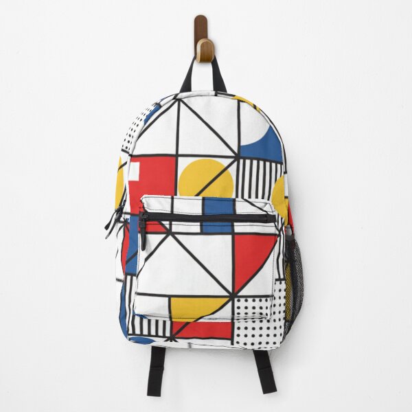 Item preview, Patrón Geométrico Minimalista Bauhaus Moderno | Diseño Abstracto Lúdico Mondrian Blanco Colores Primarios De Stijl designed and sold by DibuHumor.