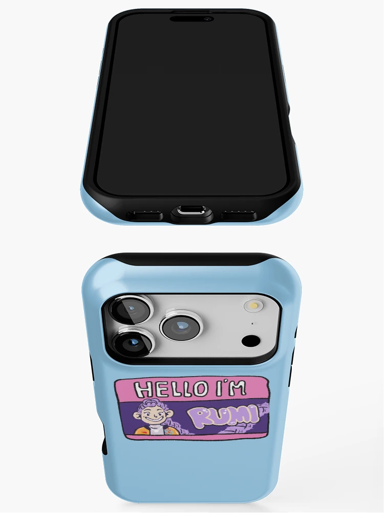 Thumbnail 3 of 4, iPhone Case, Hello i'm Rumi HUNTRIX designed and sold by Childish by Design.