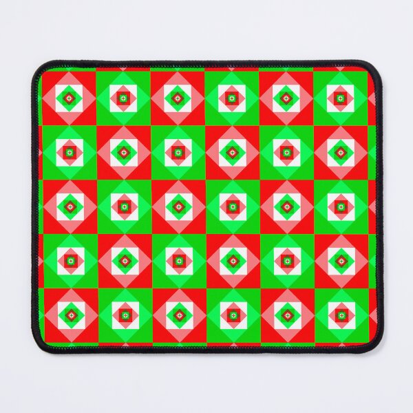 Item preview, Geometric Quilt: Christmas/Italian Flag 2 designed and sold by SarahJosArt.