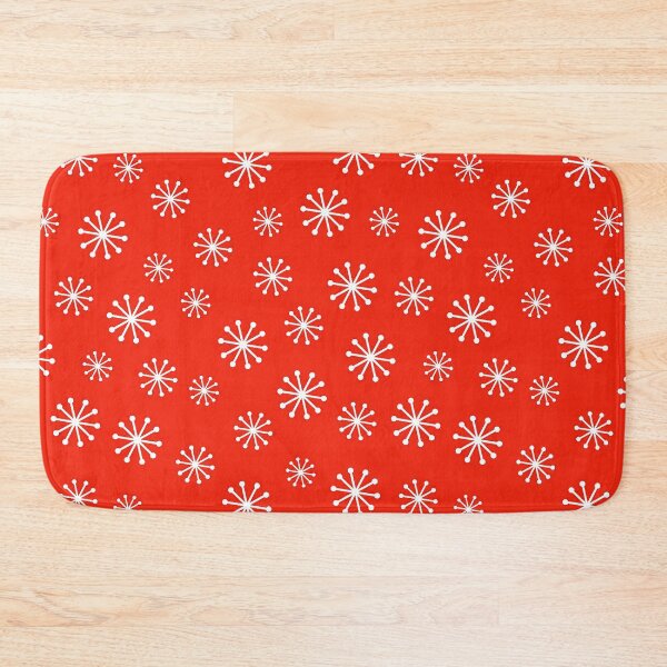 Item preview, Modern Contemporary Snowflakes Pattern On Christmas Holiday Red designed and sold by DEC02.