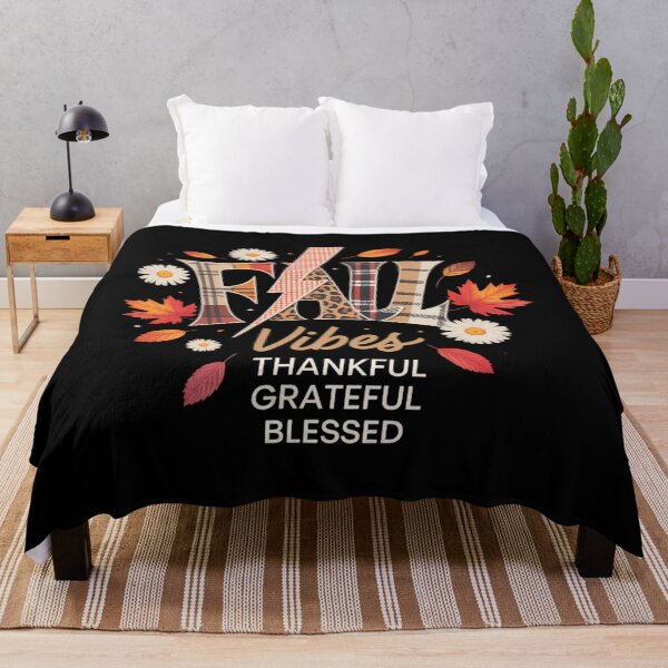 Item preview, Fall Vibes Thankful Grateful Blessed Autumn Thanksgiving designed and sold by Bandikonsalez.