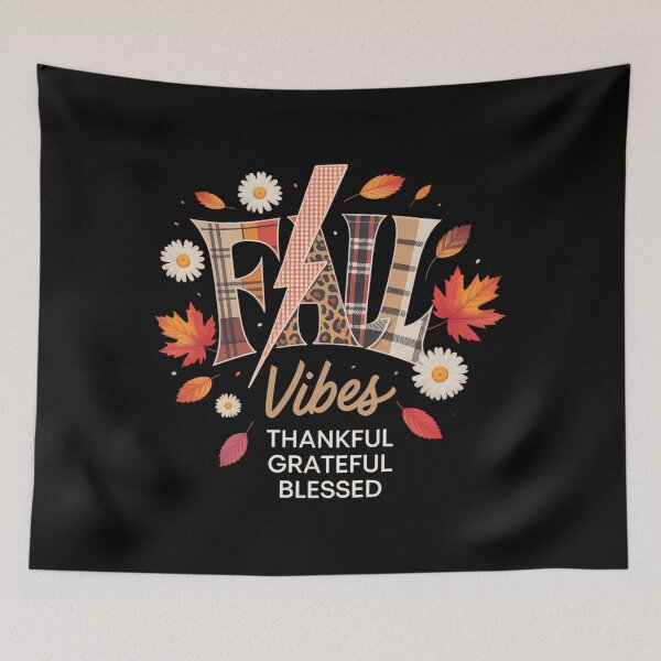 Item preview, Fall Vibes Thankful Grateful Blessed Autumn Thanksgiving designed and sold by Bandikonsalez.