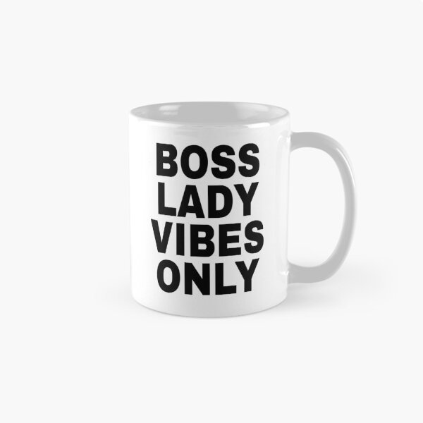 Item preview, Boss Lady Vibes Only Poster, Office Wall Art for Women Entrepreneurs, Girl Boss Sticker for Laptops & Journals, Funny Coffee Mug Gift for Her, Empowering Gift for Female Founders designed and sold by LitzoyGlobeArt.