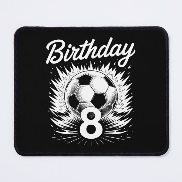 Artikelvorschau, 8. Geburtstag Birthday Boy Geburtstagskind Fußball entworfen und verkauft von Bandikonsalez.