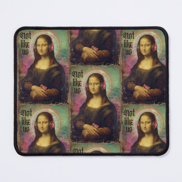 Item preview, Mona Lisa Renaissance Art Remix: Mona's Modern Playlist designed and sold by TheTechnoCanvas.