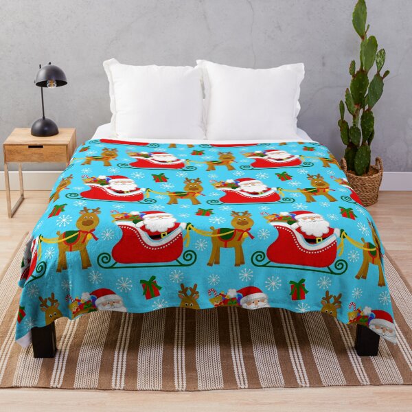 Item preview, Christmas Santa Claus In Sleigh With Reindeer Pattern designed and sold by DEC02.