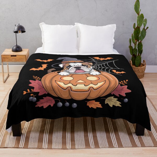 Item preview, English Bulldog Pumpkin Halloween Thanksgiving designed and sold by Bandikonsalez.