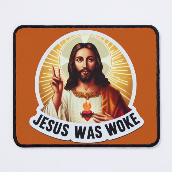 Item preview, Jesus Was Woke (Anglo) designed and sold by MakeGood.