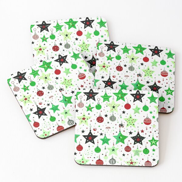 Item preview, Christmas Colorful Decorations And Xmas Stars Festive Pattern designed and sold by DEC02.