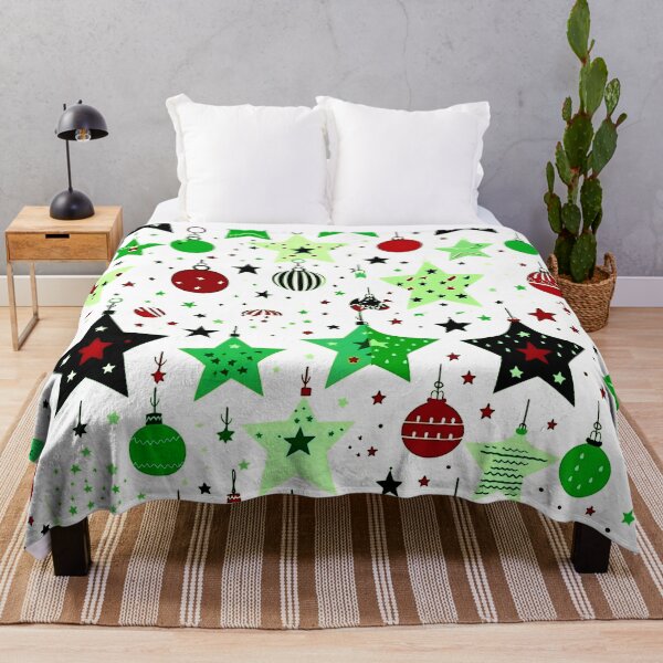 Item preview, Christmas Colorful Decorations And Xmas Stars Festive Pattern designed and sold by DEC02.