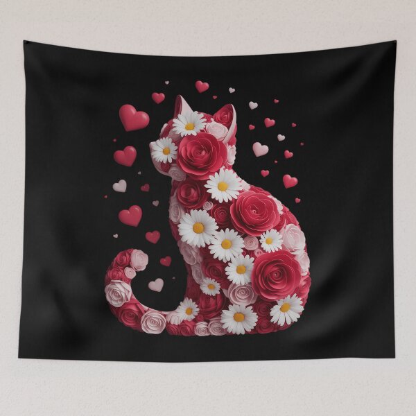 Item preview, Happy Meowentine's Day Funny Girls Cat Valentines Day designed and sold by Bandikonsalez.