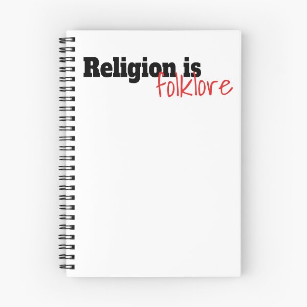 Item preview, Religion is folklore atheist designed and sold by Fire Brand.