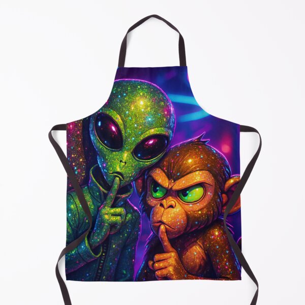 Item preview, Monkey Alien Network – Shhhh Poster designed and sold by P3T3CARD.