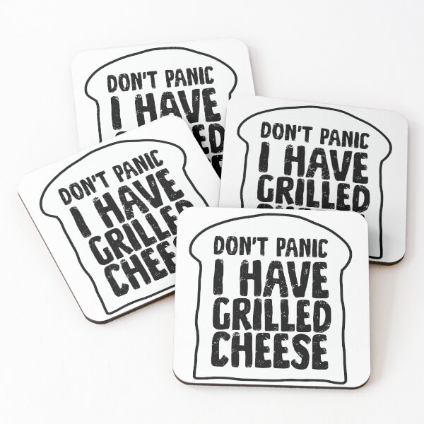Item preview, Don't Panic. I Have Grilled Cheese - White designed and sold by Blunderstated.