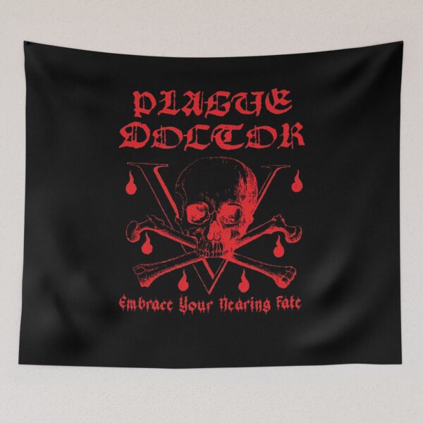 Item preview, Plague Doctor "Gothic Skull II" Design designed and sold by plaguedoctornycofficial.