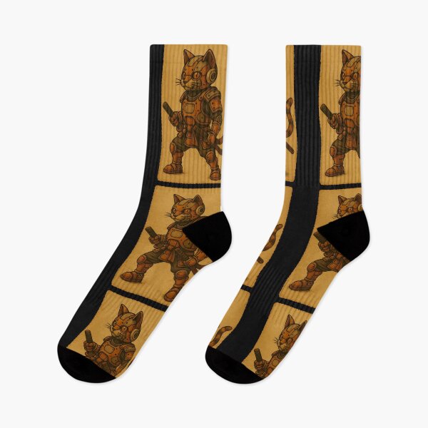 Item preview, Japanese Robot Cat Samurai Ukiyo-E Anime Warrior Vintage designed and sold by cawtoon.