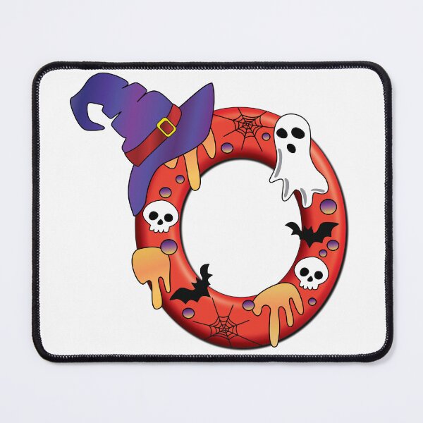 Item preview, Spooky Halloween numbers zero vector with witch hat, ghost and skull designed and sold by RS4you.