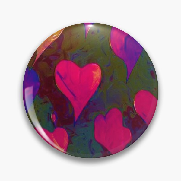 Item preview, Watercolor Hearts Regular Pattern Art designed and sold by JeniSeny.