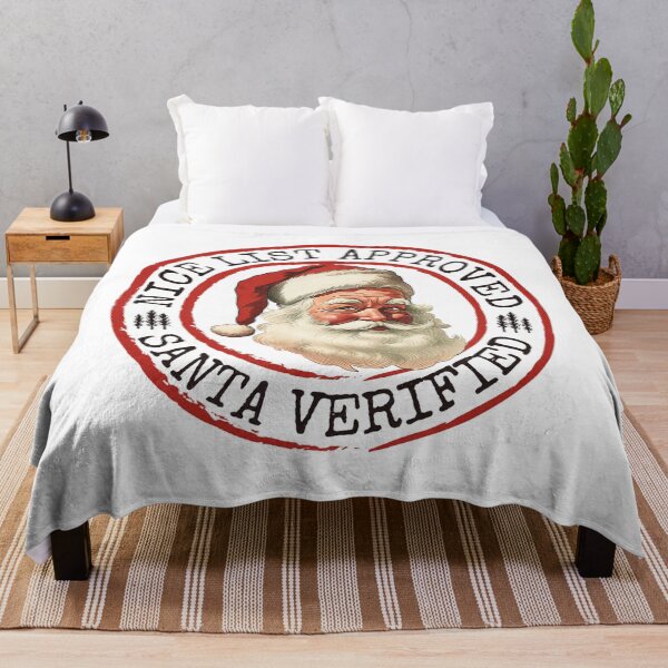 Item preview, Funny Nice List Approved Santa Verified - Stamp Art designed and sold by Vicky021.