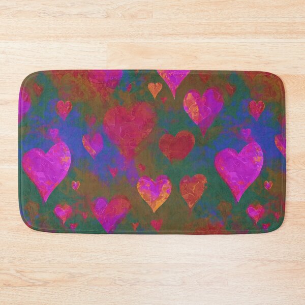 Item preview, Watercolor Hearts Regular Pattern Art 2nd designed and sold by JeniSeny.
