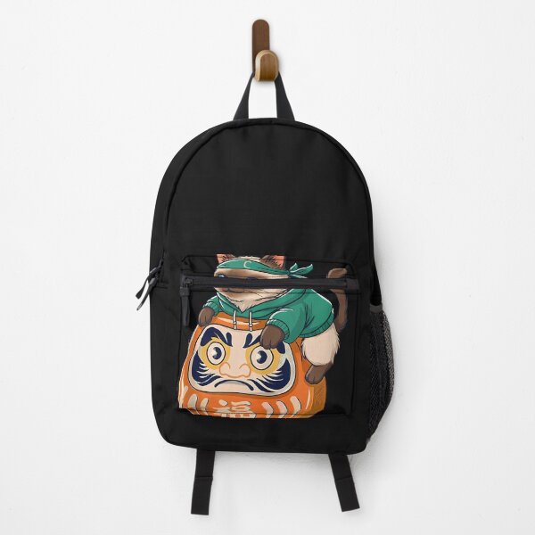 Item preview, Funny Siamese Cat Japanese Costume Daruma Doll Japan Mom Dad designed and sold by cawtoon.