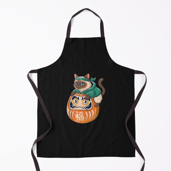 Item preview, Funny Siamese Cat Japanese Costume Daruma Doll Japan Mom Dad designed and sold by cawtoon.