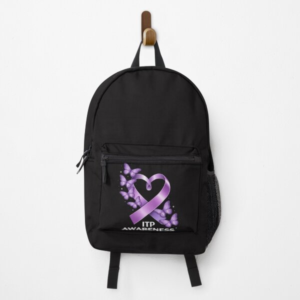 Item preview, ITP Awareness Heart Purple Ribbon Immune Thrombocytopenia designed and sold by Ikwalima.