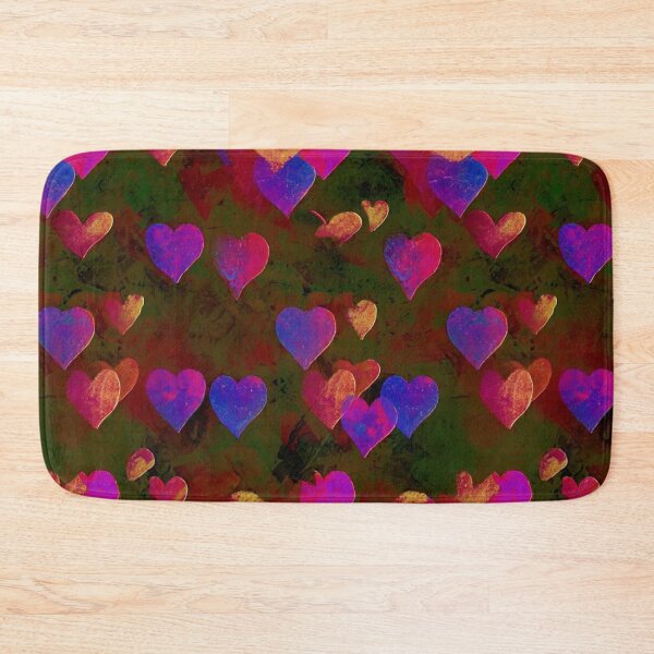 Item preview, Watercolor Hearts Regular Pattern Art 3rd designed and sold by JeniSeny.