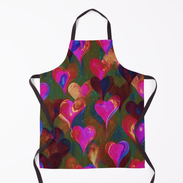 Item preview, Watercolor Hearts Regular Pattern Art 4th designed and sold by JeniSeny.