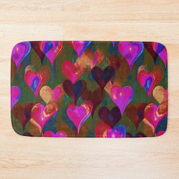 Item preview, Watercolor Hearts Regular Pattern Art 4th designed and sold by JeniSeny.
