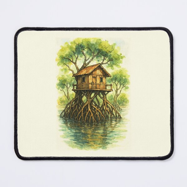 Item preview, Rustic Treehouse Mangrove Forest designed and sold by Sarcastic designs.