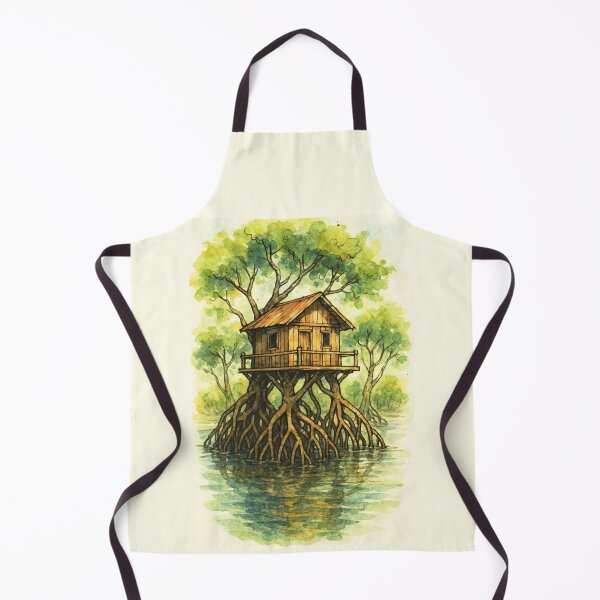 Item preview, Rustic Treehouse Mangrove Forest designed and sold by Sarcastic designs.