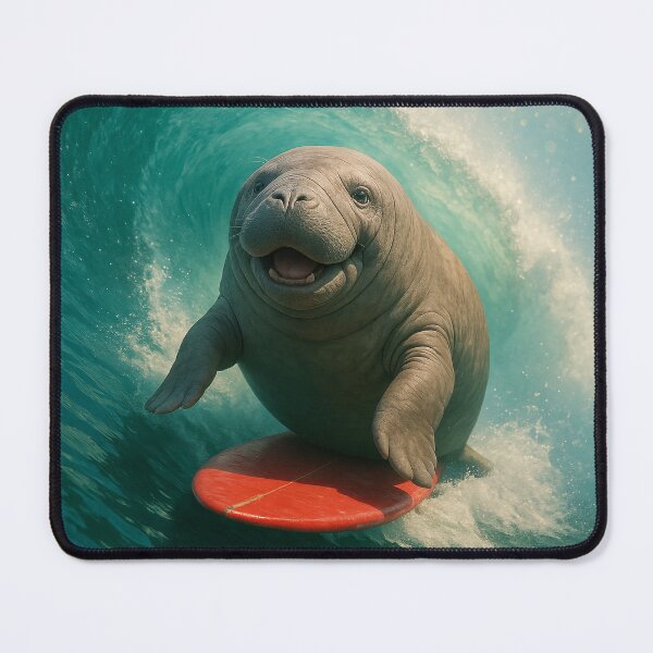 Item preview, Surfin' Manatee designed and sold by Tridentulus.