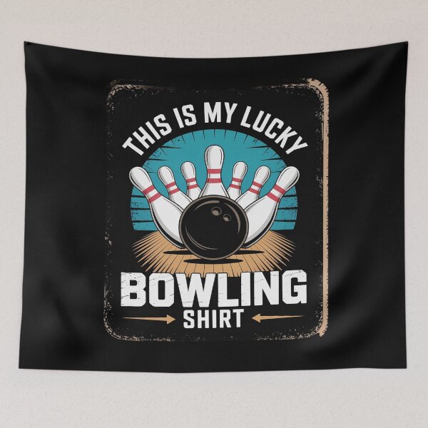 Item preview, Funny Bowler Retro This Is My Lucky Bowling designed and sold by HaileyRobel.