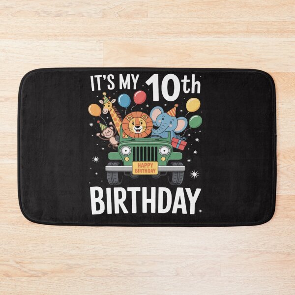 Item preview, It's My 10th Birthday Zoo Safari Jungle Animals designed and sold by Ikwalima.