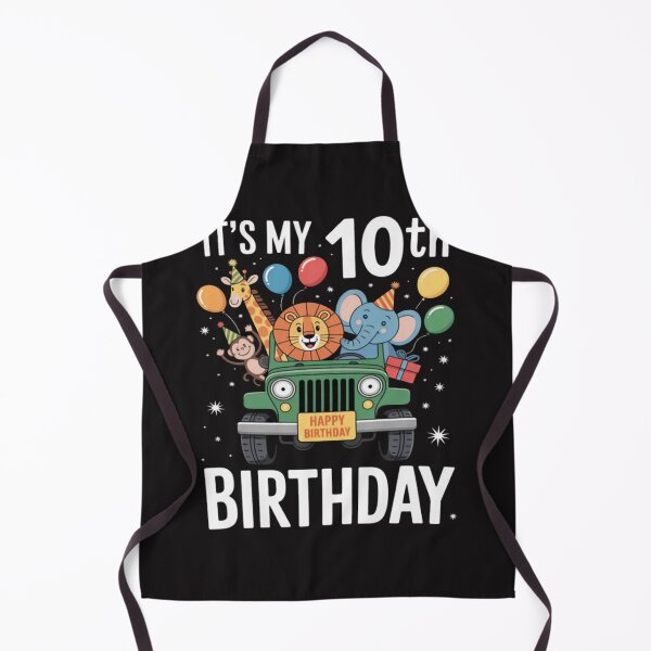 Item preview, It's My 10th Birthday Zoo Safari Jungle Animals designed and sold by Ikwalima.