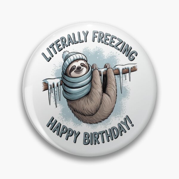 Item preview, LITERALLY FREEZING SLOTH CHRISTMAS designed and sold by VladoZork.