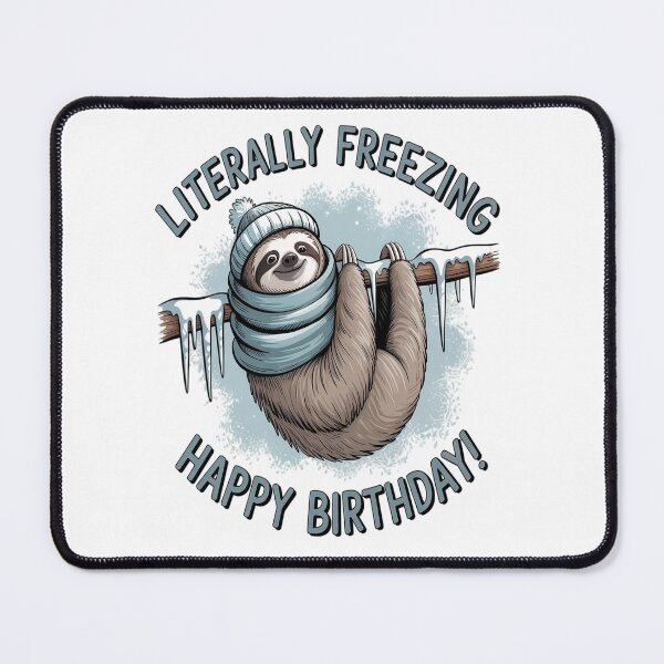 Item preview, LITERALLY FREEZING SLOTH CHRISTMAS designed and sold by VladoZork.