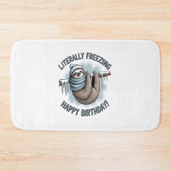 Item preview, LITERALLY FREEZING SLOTH CHRISTMAS designed and sold by VladoZork.