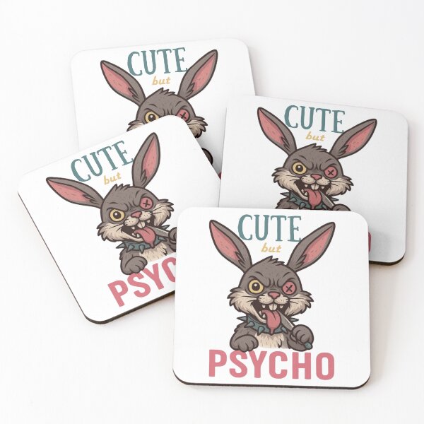 Item preview, Cute But Psycho Bunny Rabbit designed and sold by pUNKnown.