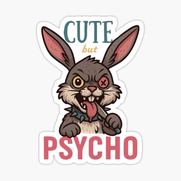 Cute But Psycho Bunny Merch & Gifts for Sale | Redbubble