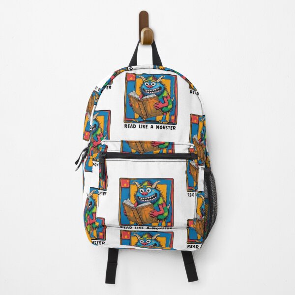 Item preview, Read like a monster. child reading designed and sold by Filologica.