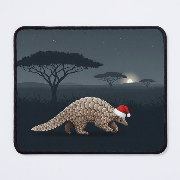 Item preview, Christmas Pangolin Under the Moonlight designed and sold by kiradreamshop.