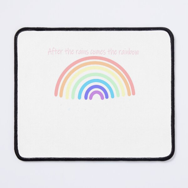 Item preview, After the Rain Comes the Rainbow Pastel Positive Quote Design designed and sold by Beautiful art store.
