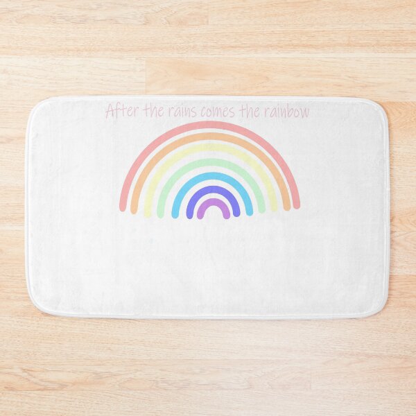 Item preview, After the Rain Comes the Rainbow Pastel Positive Quote Design designed and sold by Beautiful art store.