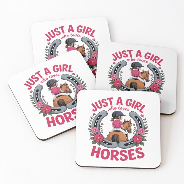 Item preview, Just A Girl Who Loves Horses Riding designed and sold by ArnethiaHoward.