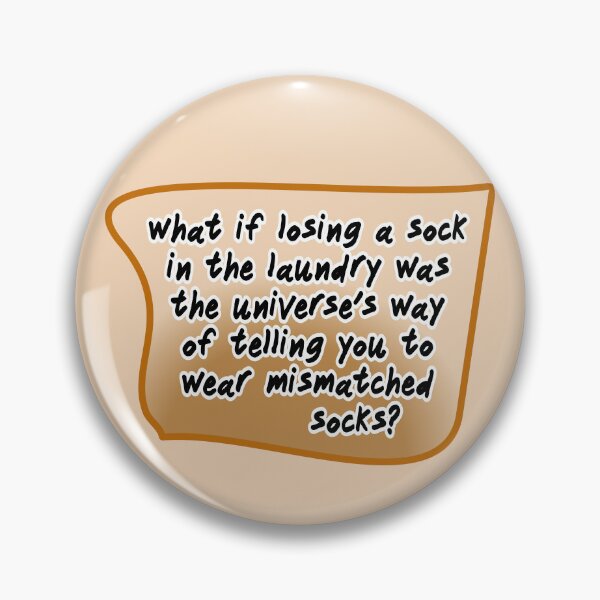Item preview, what if losing a sock in the laundry, tan and beige designed and sold by mntimg.