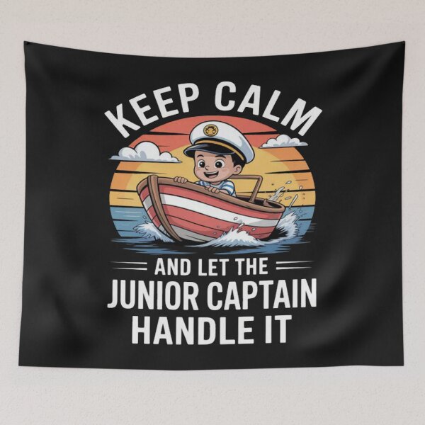 Item preview, Junior Captain Boat Sailing Boating Yacht designed and sold by ArnethiaHoward.